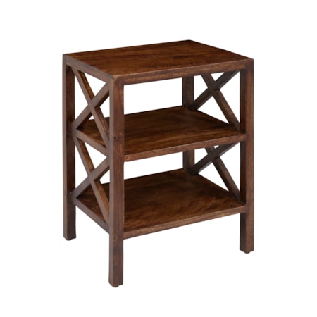 X Side Accent Table