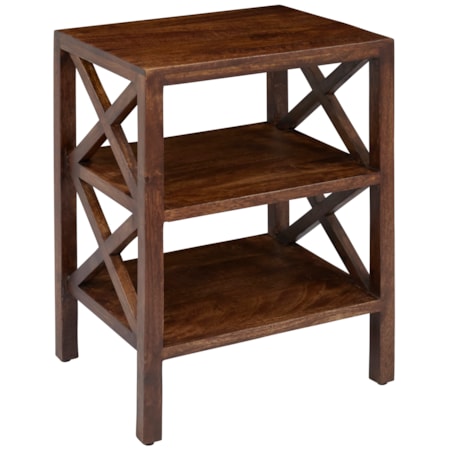 X Side Accent Table