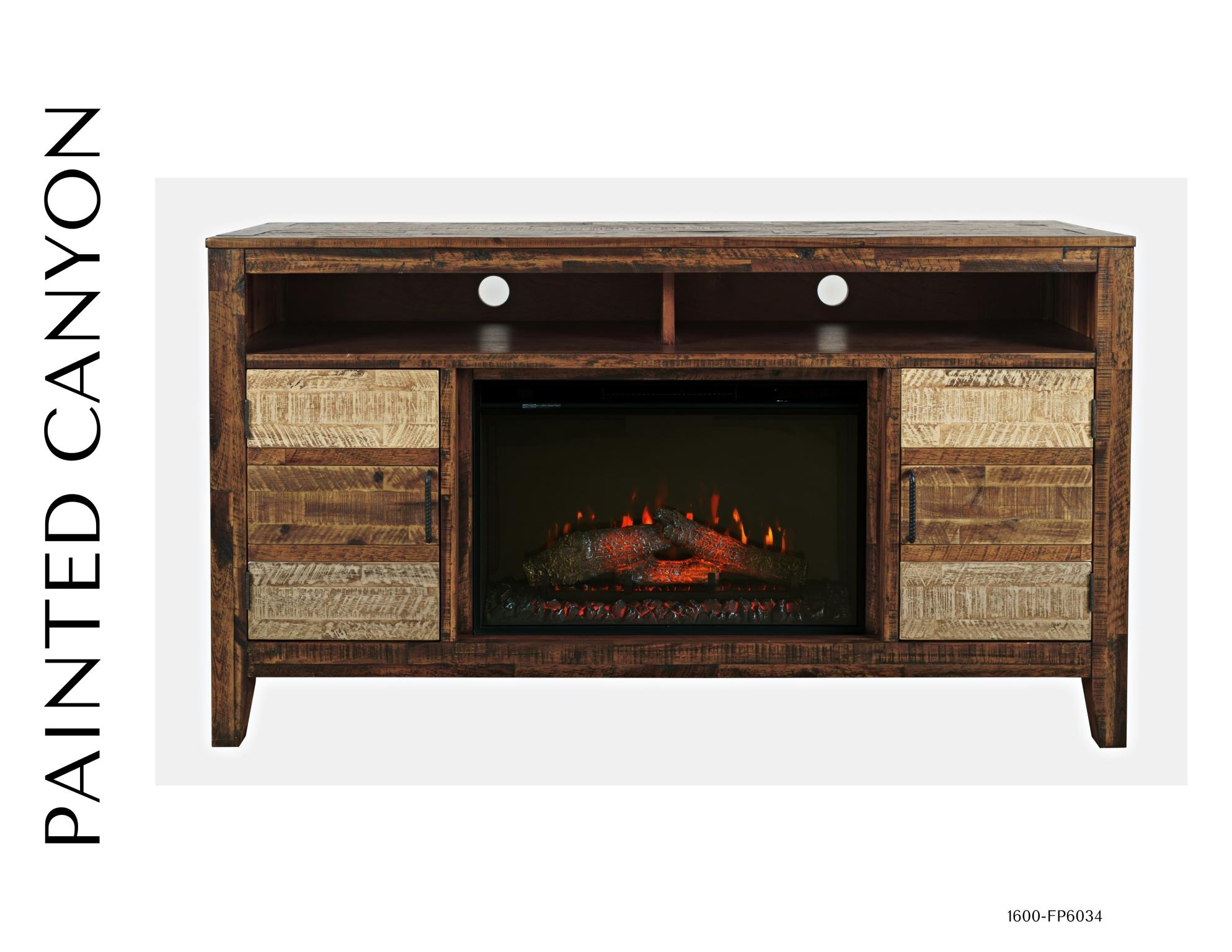 Jofran Painted Canyon Fireplace