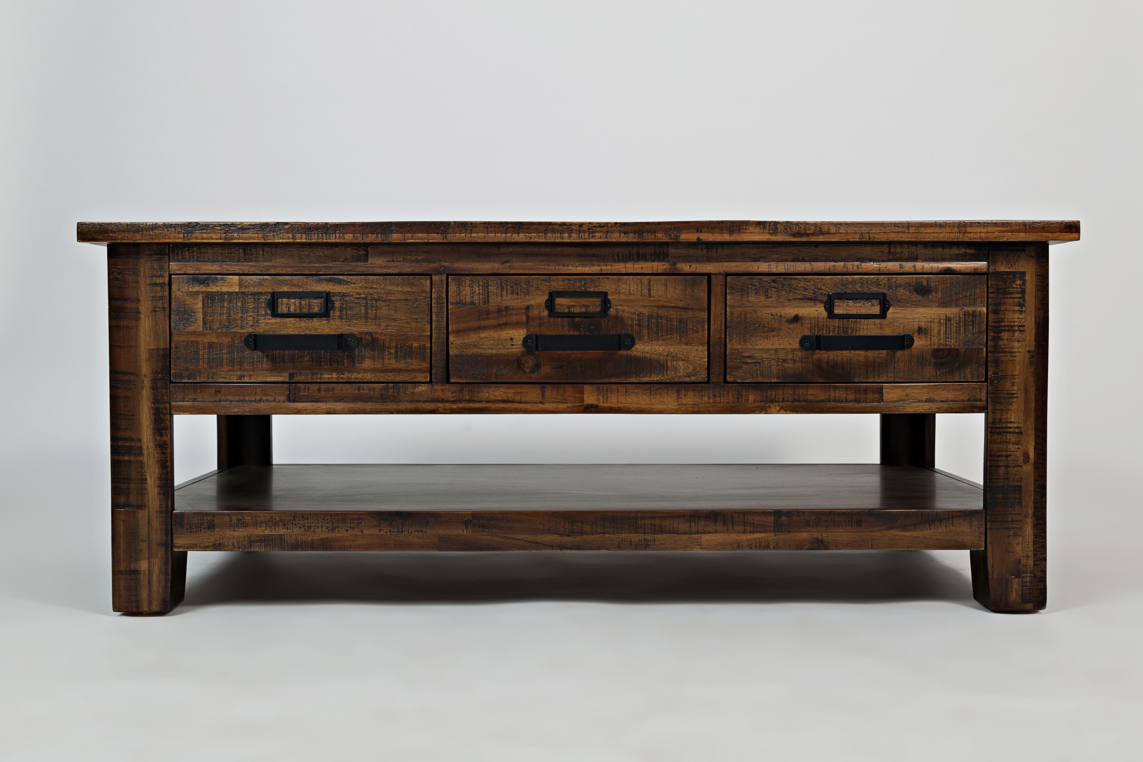 Three Drawer Cocktail Table