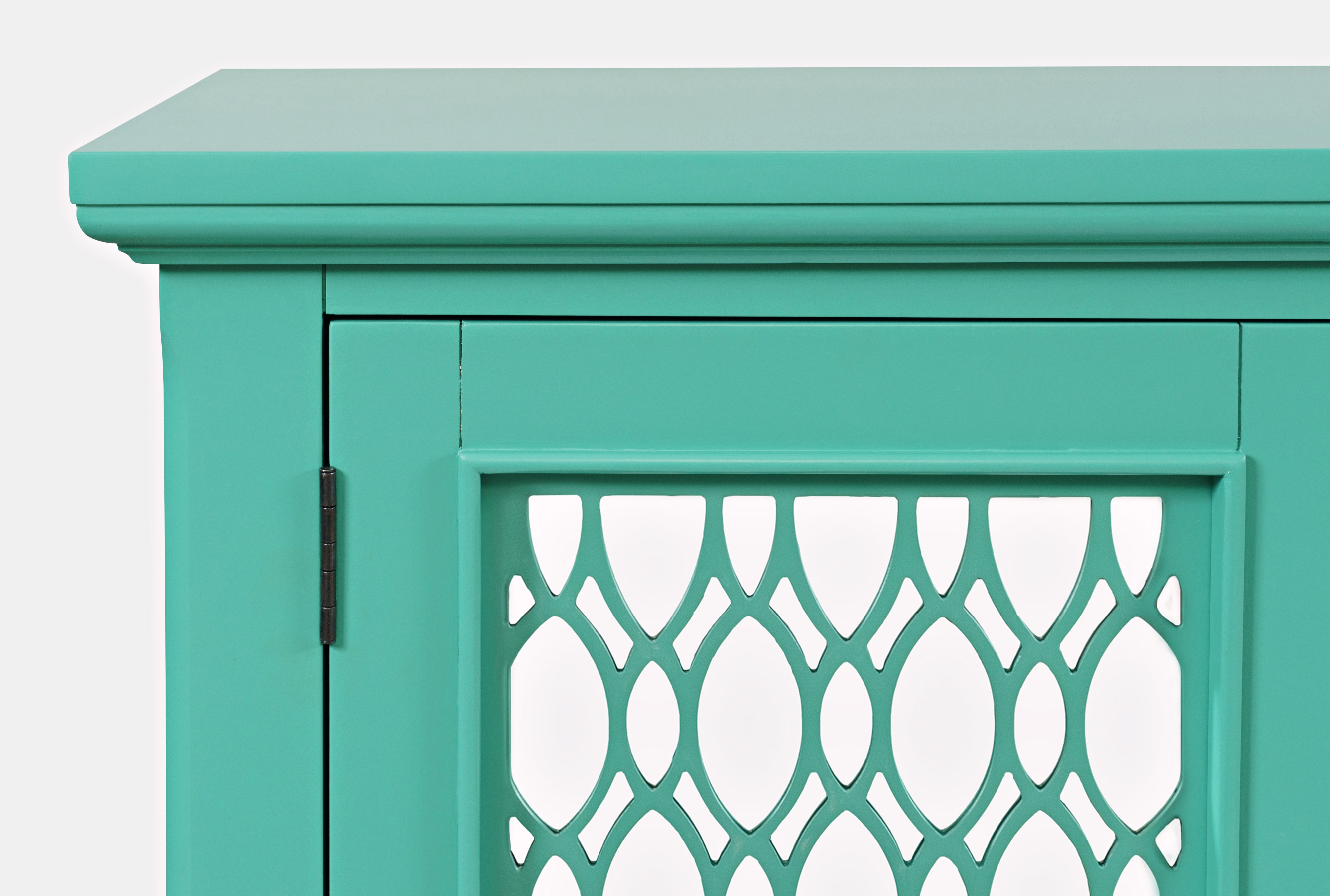 Jofran Isabella 38" Mirrored Accent Cabinet