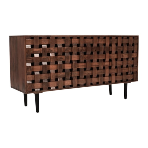 Trent Global Woven Front Accent Cabinet