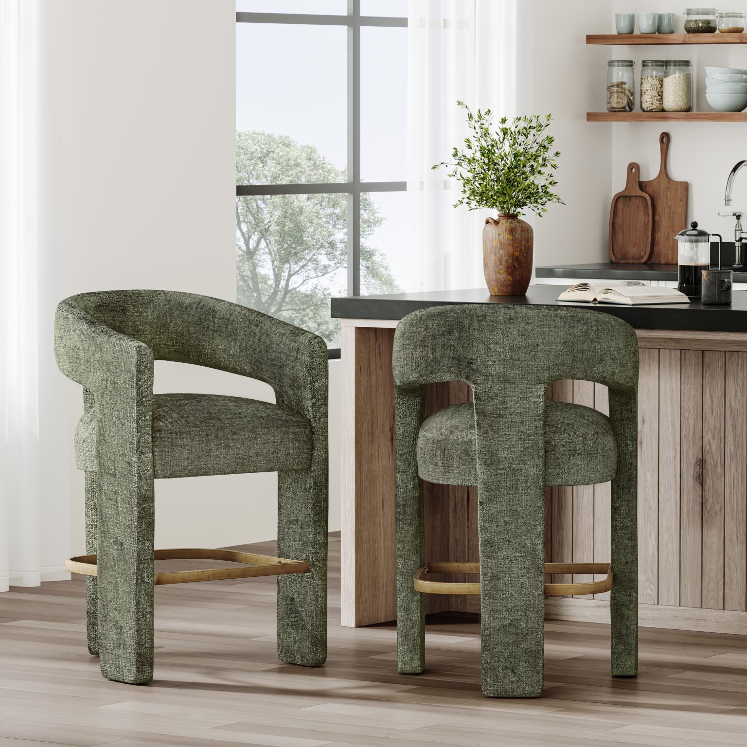 Jofran Urban Archive Upholstered Counter Stool