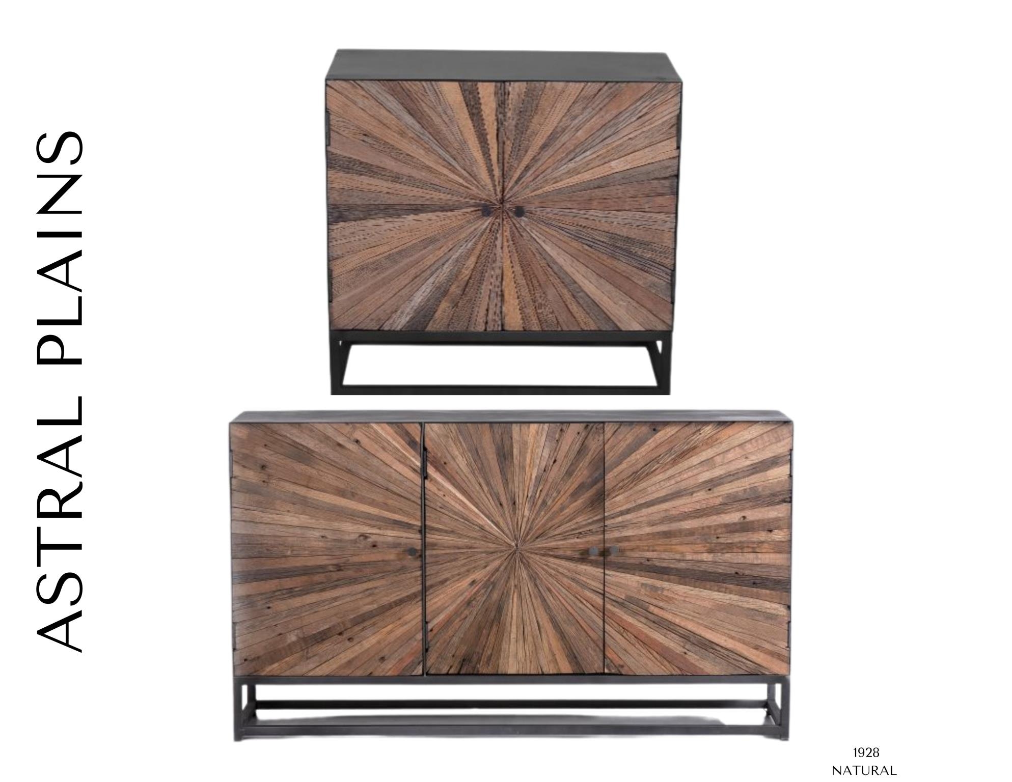 Belfort Essentials Astral Plains Reclaimed 3 Door Accent Cabinet