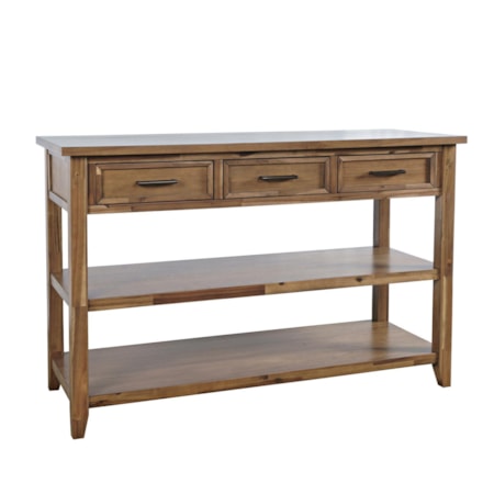 3-Drawer Sofa Table