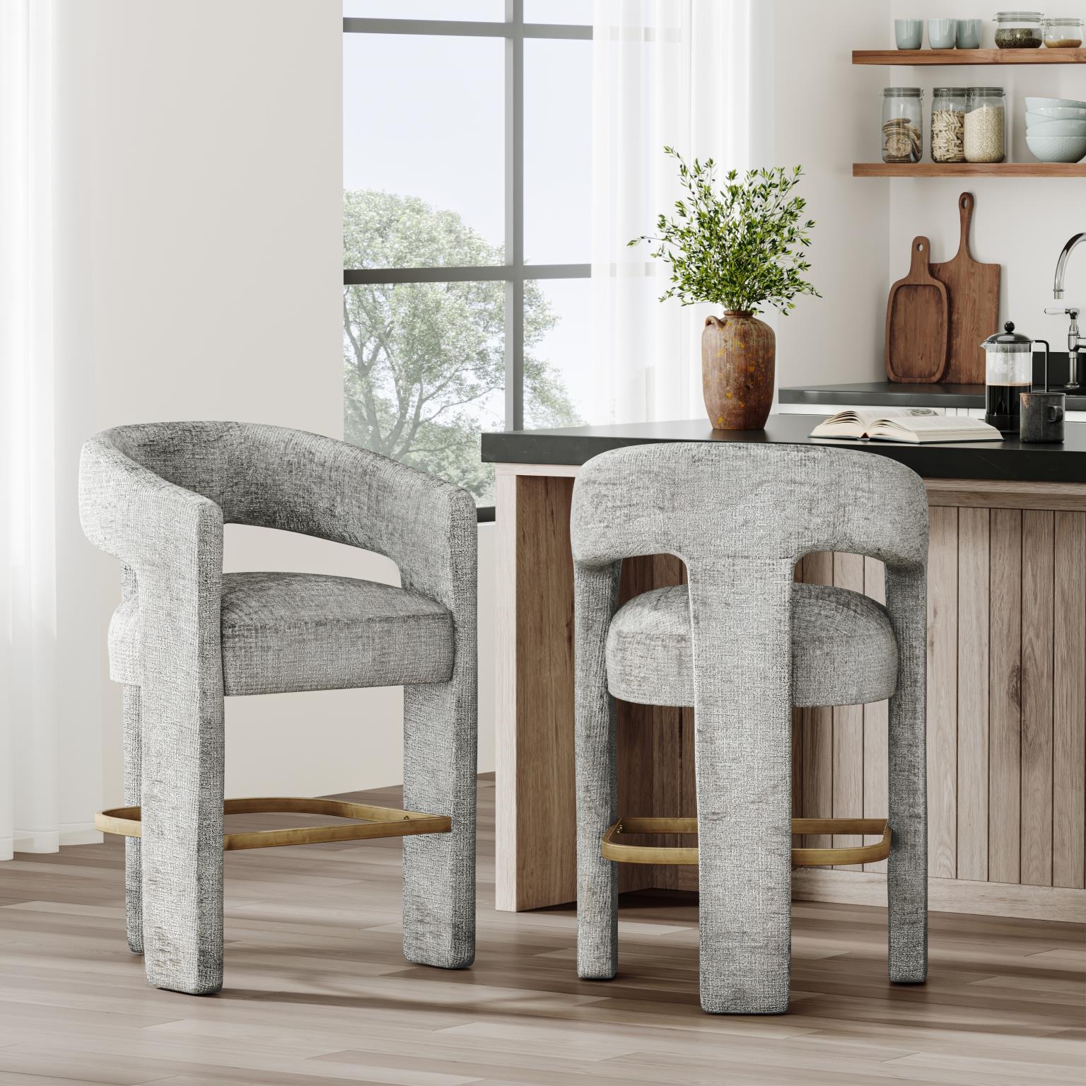 Jofran Urban Archive Upholstered Counter Stool