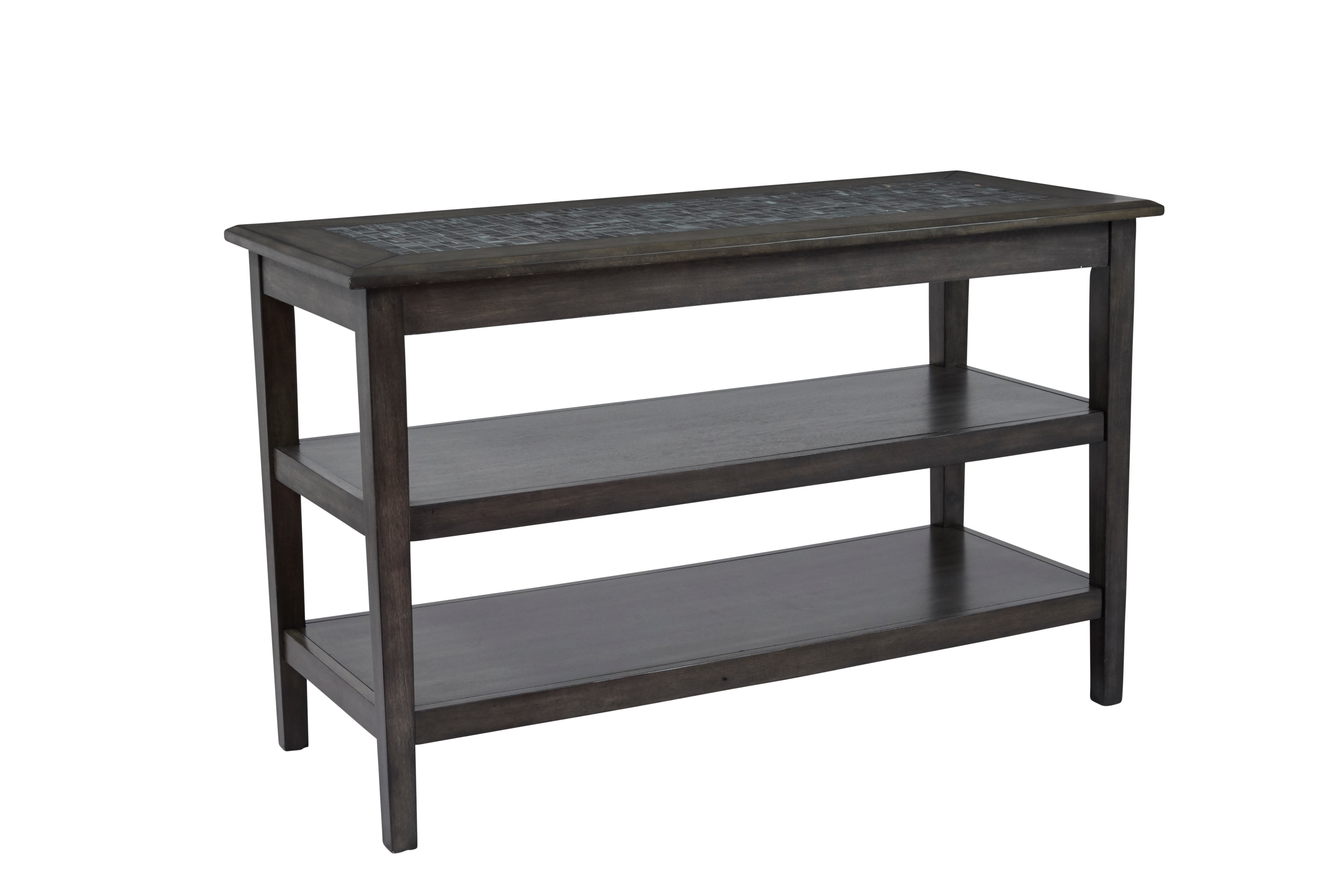 Jofran Grey Mosaic Sofa/Media Table