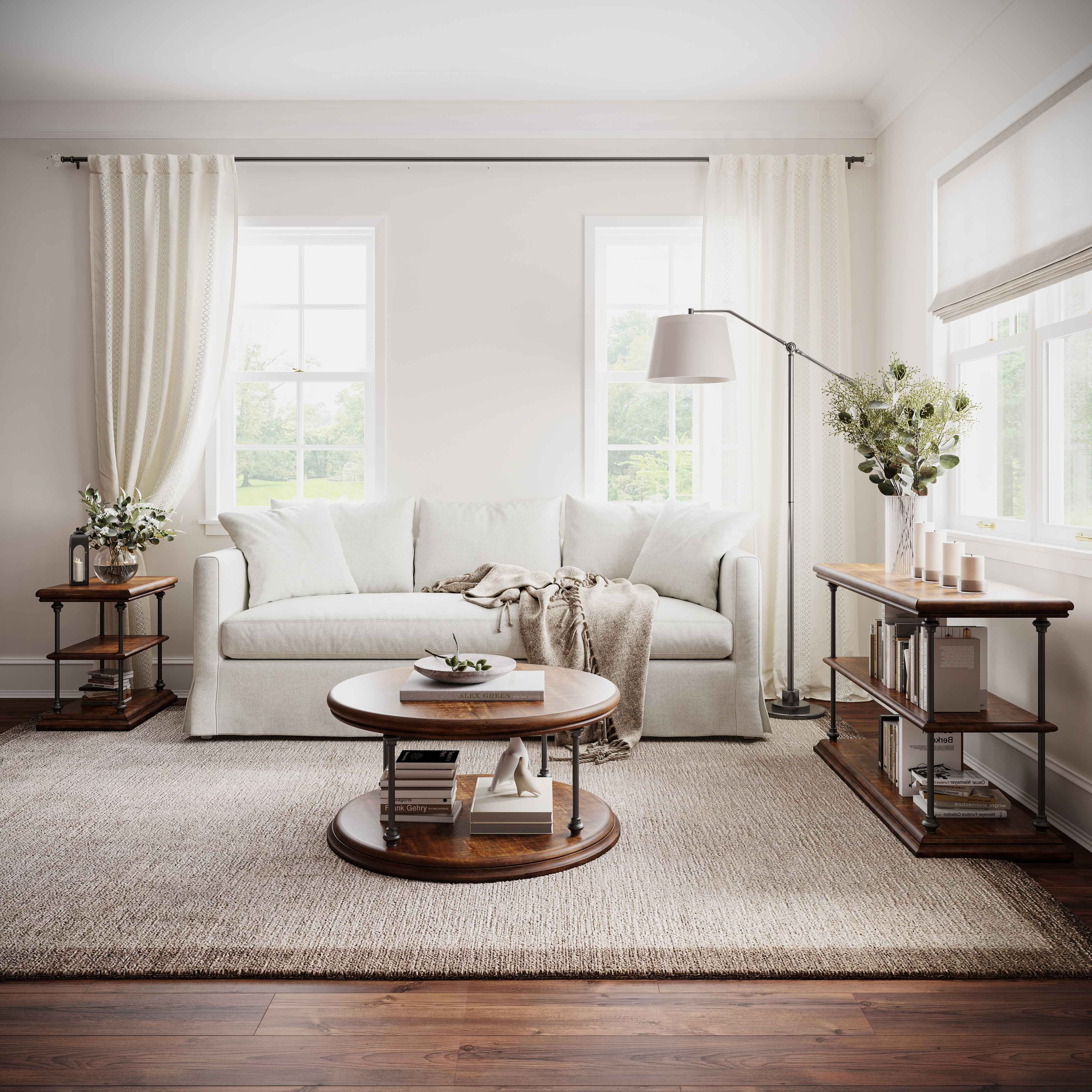 Jofran Larson Round Cocktail Table