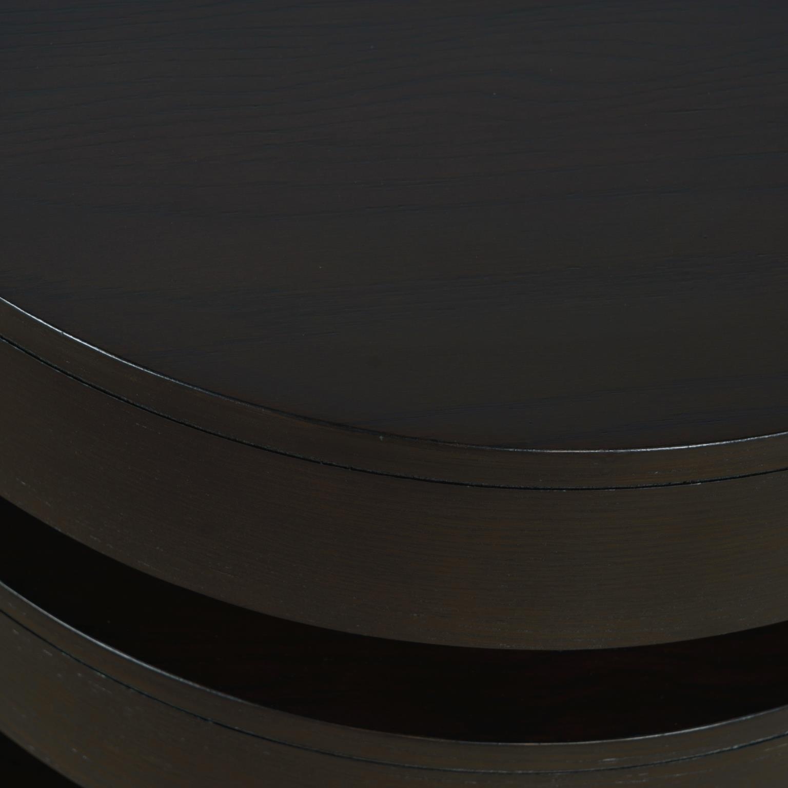 Jofran Brix Espresso Brix Round End Table