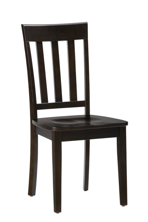 Rustic Slat Back Side Chair