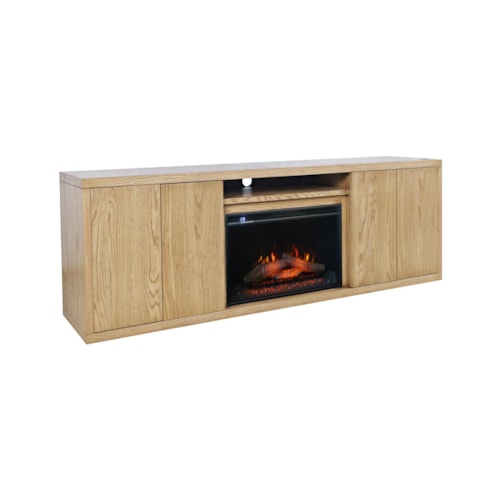 Contemporary 4-Door Fireplace