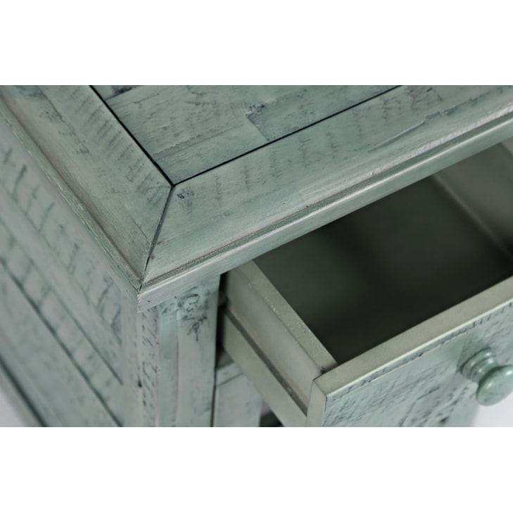 Shores 80081 Rustic Power Chairside Table Walker's Furniture