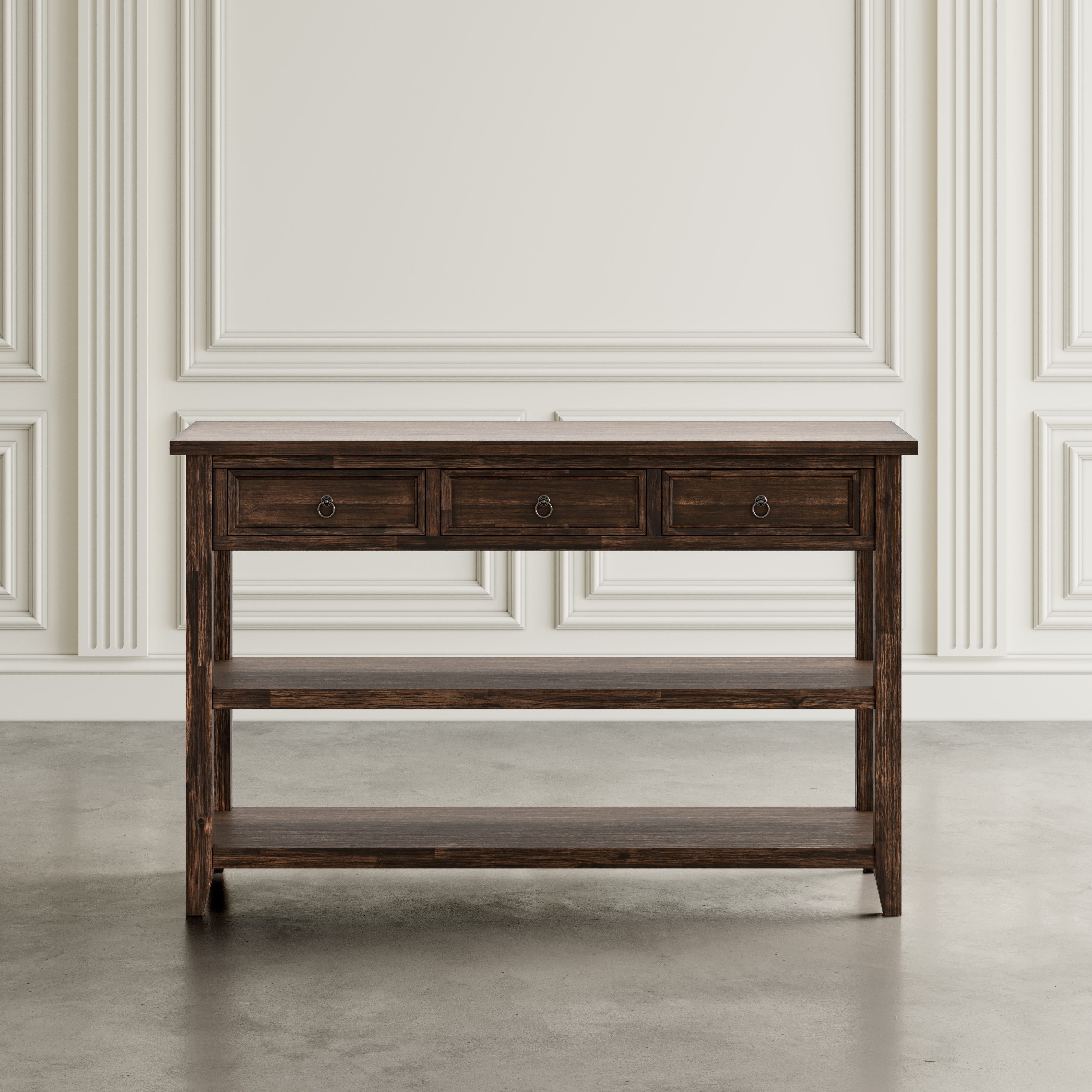Jofran Bakersfield Sofa Table w/ 3 Drawers