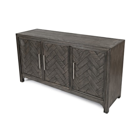 3 Door Accent Cabinet