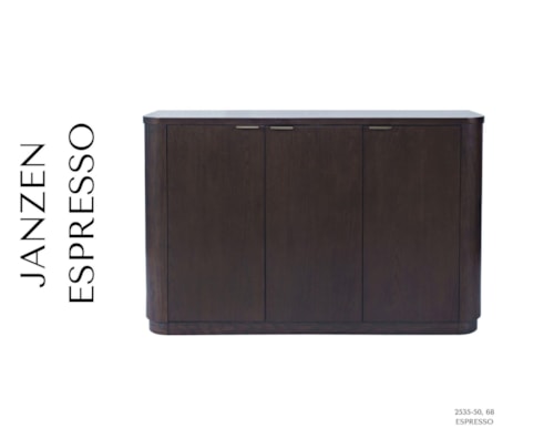 Contemporary 4-Door 68" Console Table