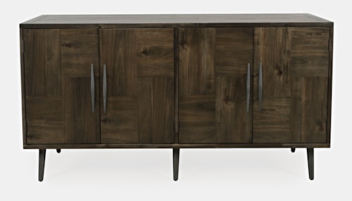 Mid-Century Modern Colhane 4-Door Accent Cabinet