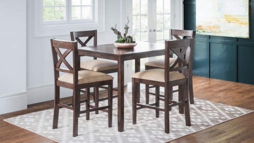5 Pack Counter Height Dining Set