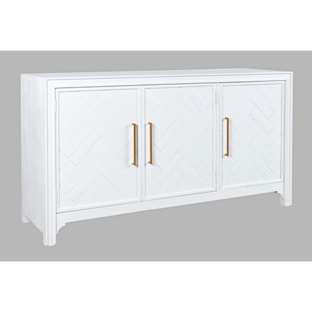 3 Door Accent Cabinet