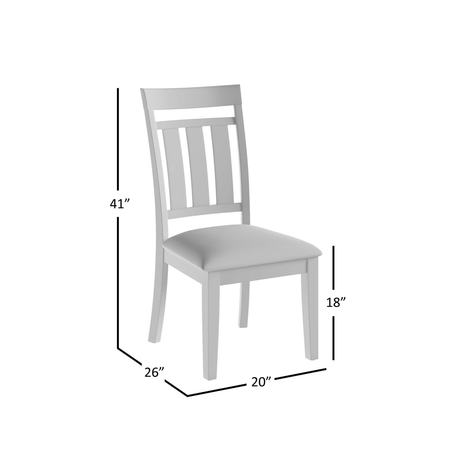 Upholstered Slat back Dining Chair