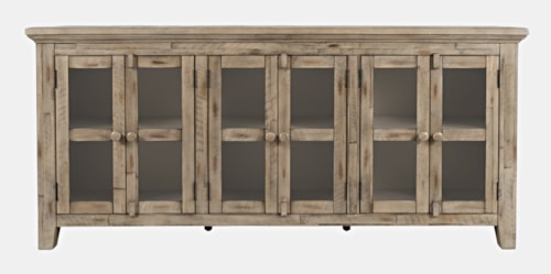 Rustic 6 Door Low Cabinet