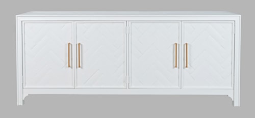 Gramercy Contemporary 4-Door Accent Cabinet