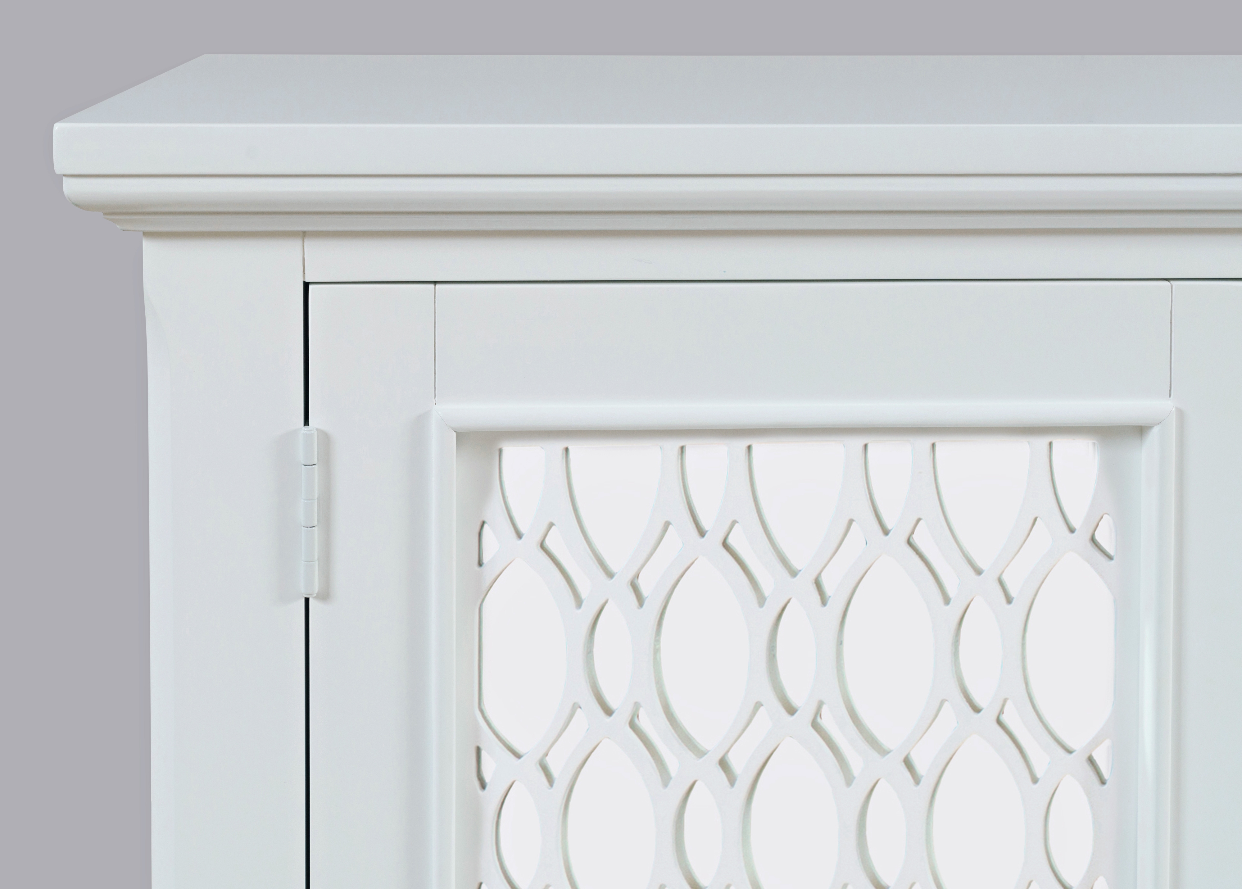 Jofran Isabella 86" Mirrored Accent Cabinet