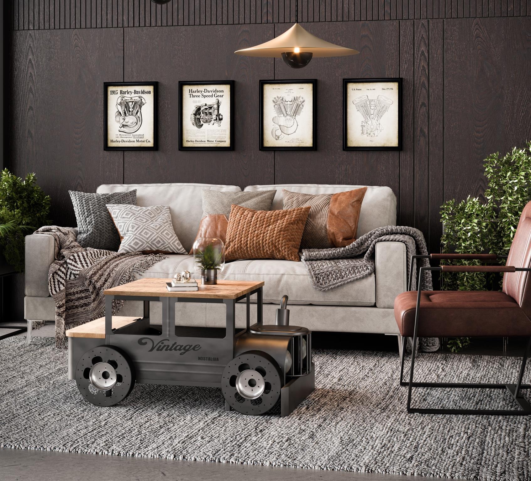 Jofran Glory Days Vintage Car Coffee Table