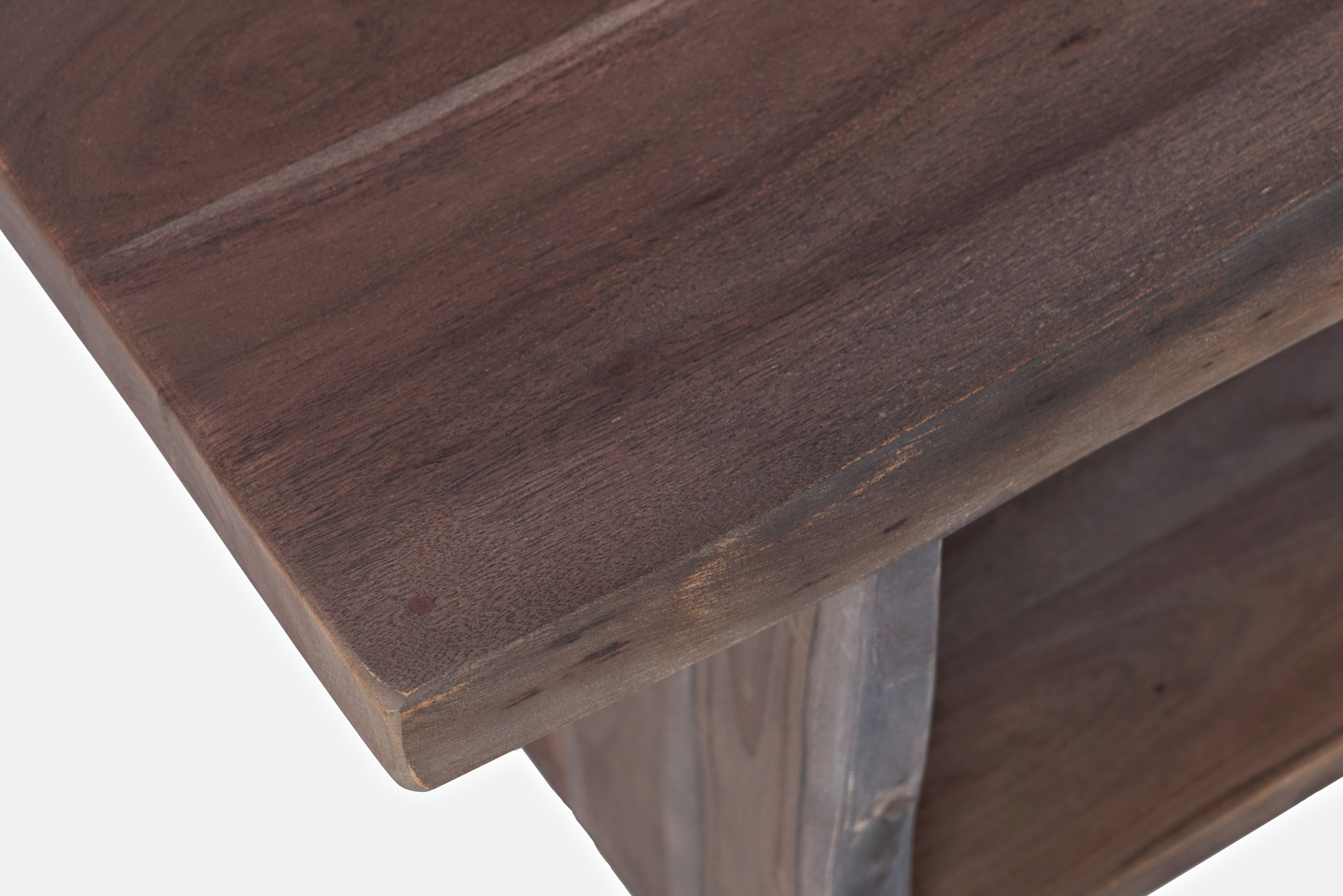 Jofran Global Archive Cooper Live Edge Storage Bench