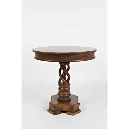 Hand Carved Pedestal Table