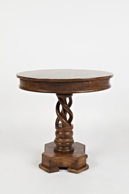 Hand Carved Pedestal Table