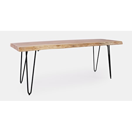 Live Edge 48" Bench