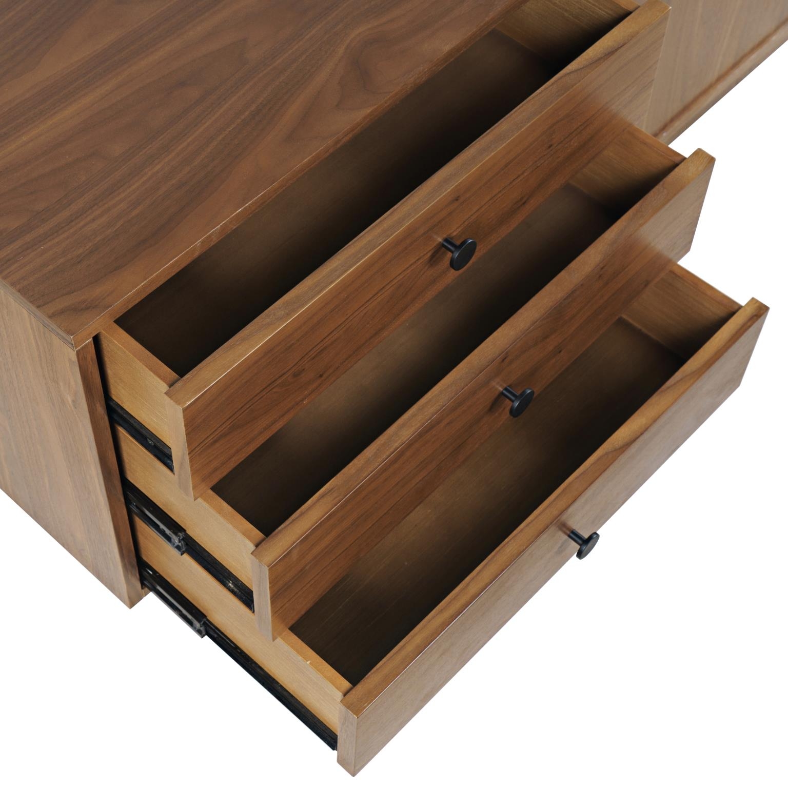 Jofran Olson - Walnut 57 Inch Console
