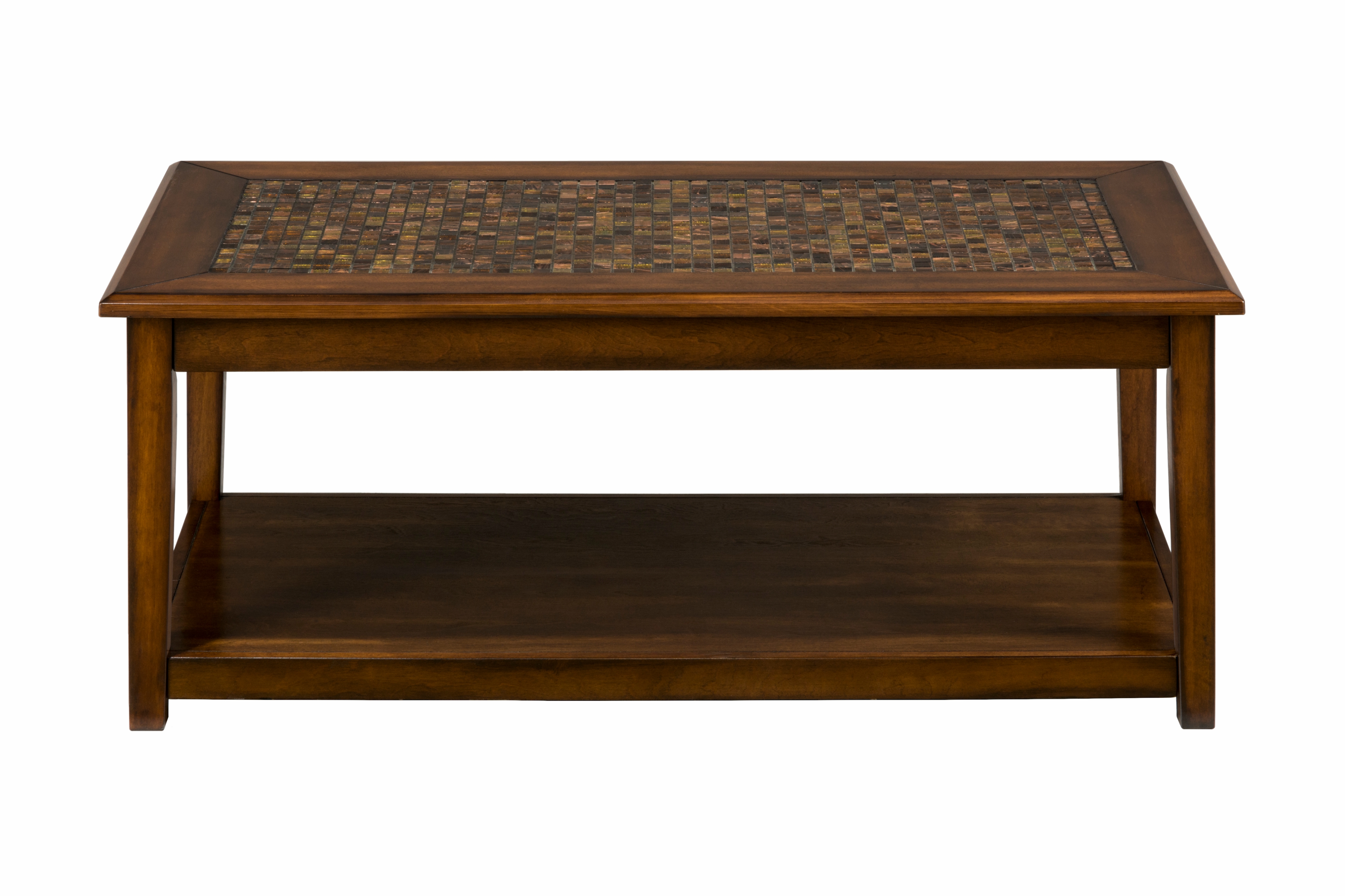 Mosaic Tile Inlay Cocktail Table