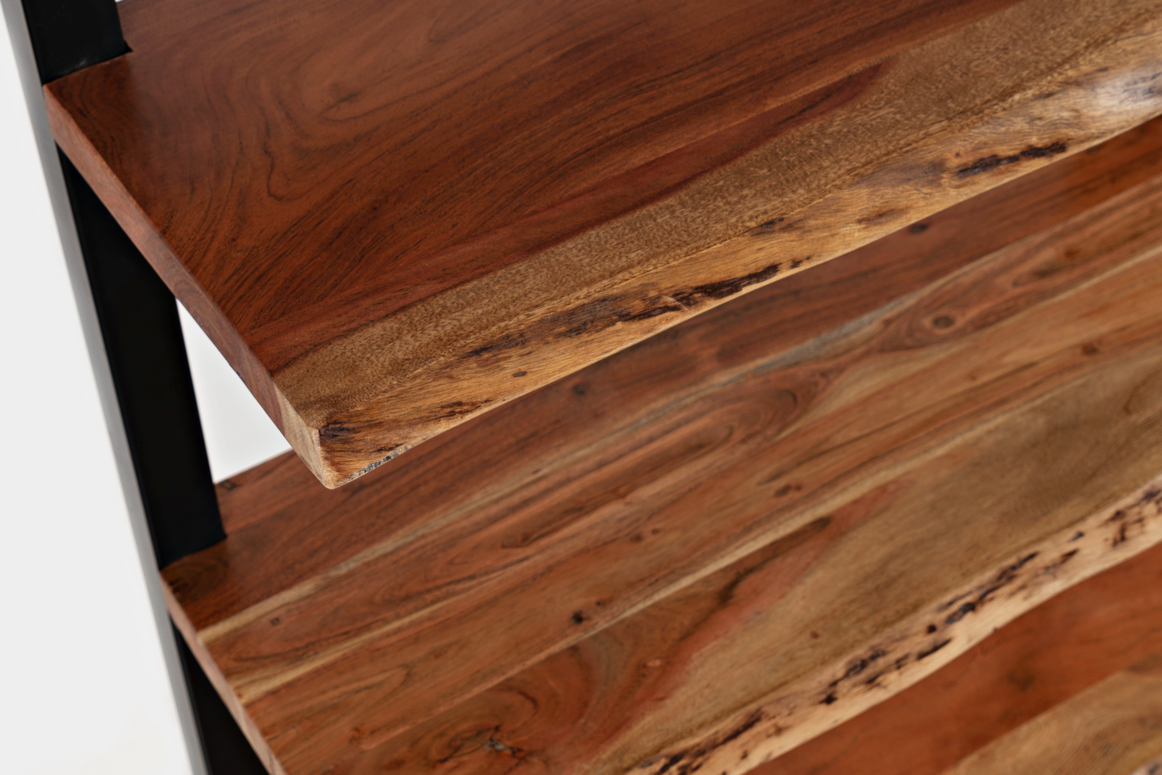 Belfort Essentials Live Edge 5 Shelf Bookcase