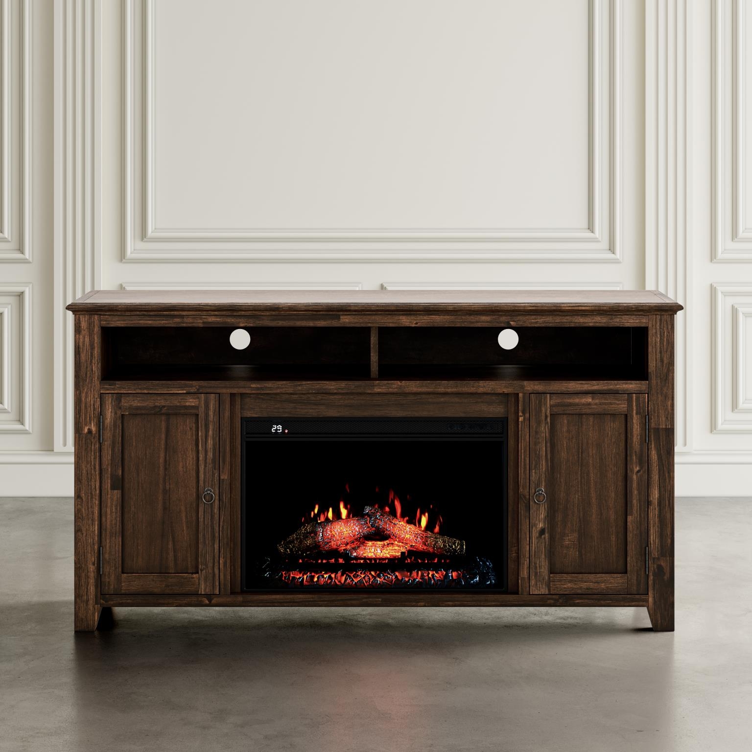 Jofran Bakersfield Bakerfield Fireplace with Logset