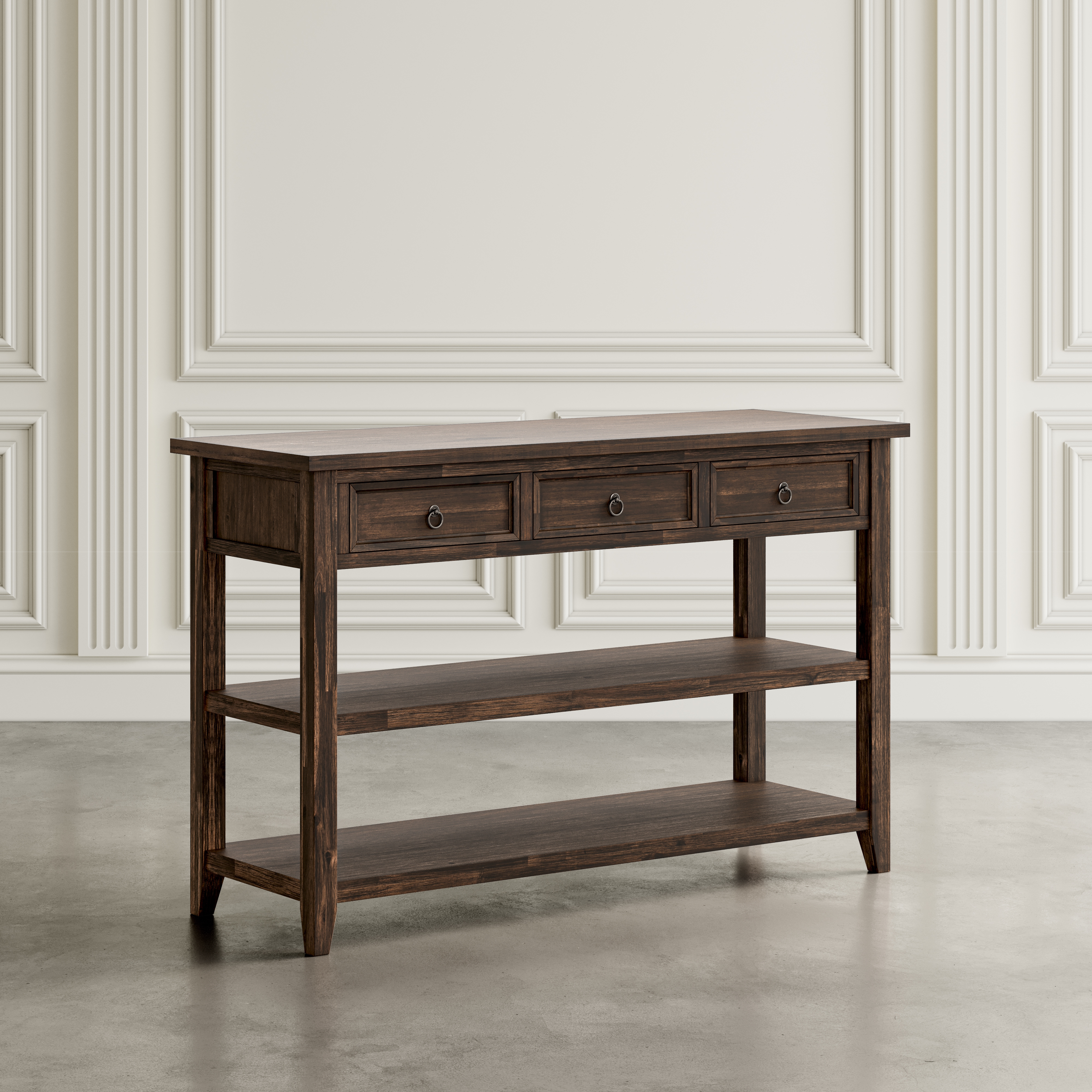 Jofran Bakersfield Sofa Table w/ 3 Drawers