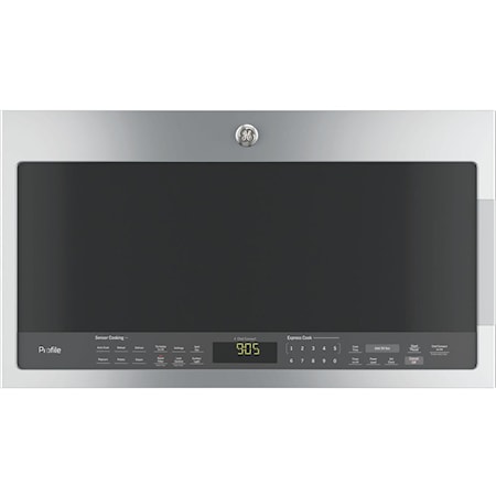 Profile 2.1 Cu.Ft. SpaceMaker Over-The-Range Microwave Oven Stainless Steel PVM2188SJC