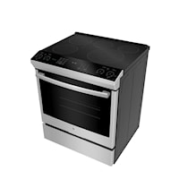 GE PROFILE 30" SLIDE-IN INDUCTION RANGE WITH NO-PREHEAT AIR FRY