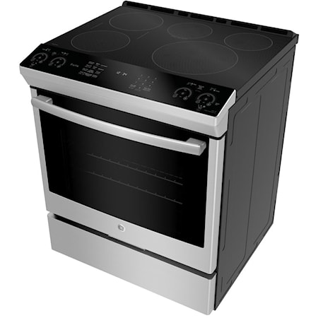 GE PROFILE 30" SLIDE-IN INDUCTION RANGE WITH NO-PREHEAT AIR FRY