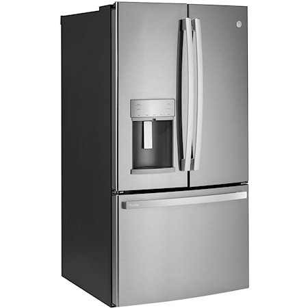 Profile 22.1 Cu. Ft. Counter-Depth French-Door Refrigerator with Door In Door Design Stainless Steel - PYD22KYNFS