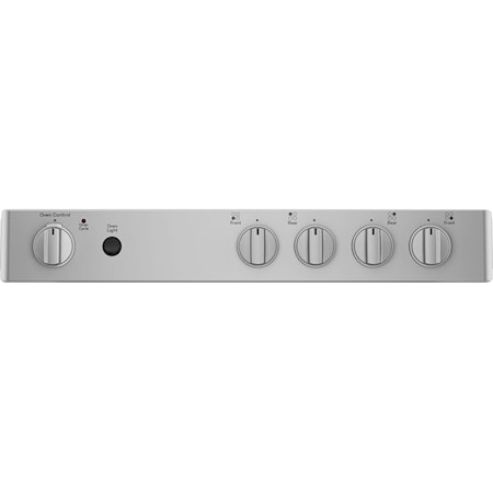 GE 24" Gas Slide-In Range with Removable Storage Drawer Stainless Steel