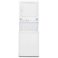 GE 24” Unitized Sapcemaker Washer and Gas Dryer White