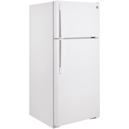 GE Energy Star® 16.6 Cu. Ft. Top-Freezer Refrigerator White