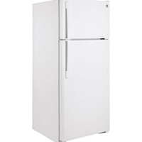 GE Energy Star® 17.5 Cu. Ft. Top-Freezer Refrigerator White