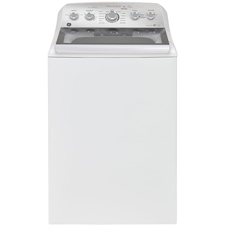 GE 5.0 Cu. Ft. Top Load Washer with SaniFresh Cycle White