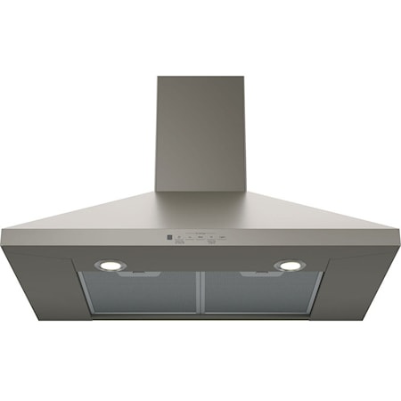 GE 30" Wallmount Range Hood Slate