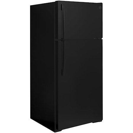 GE Energy Star® 16.6 Cu. Ft. Top-Freezer Refrigerator Blac