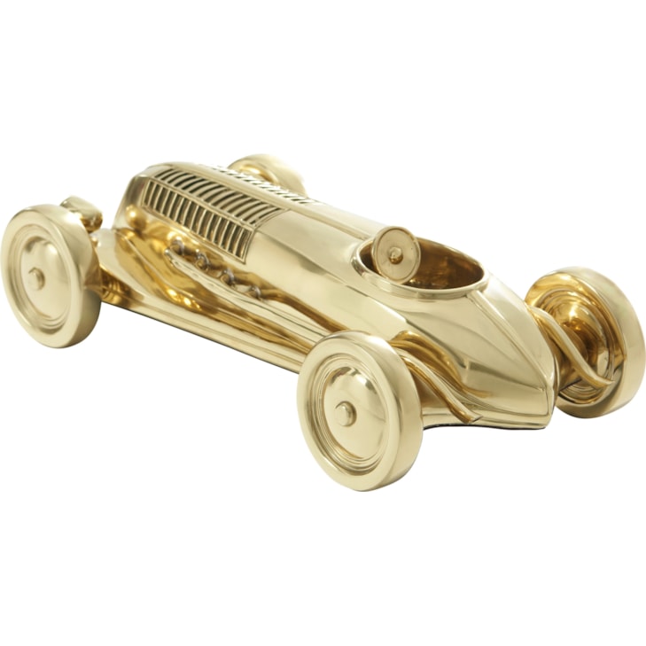 Theodore Alexander Spencer London Brass Racecar Sculpture