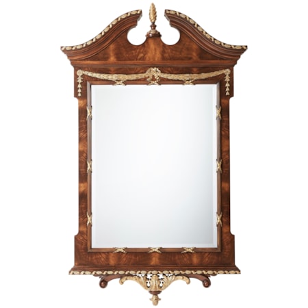 The India Silk Bedroom Wall Mirror