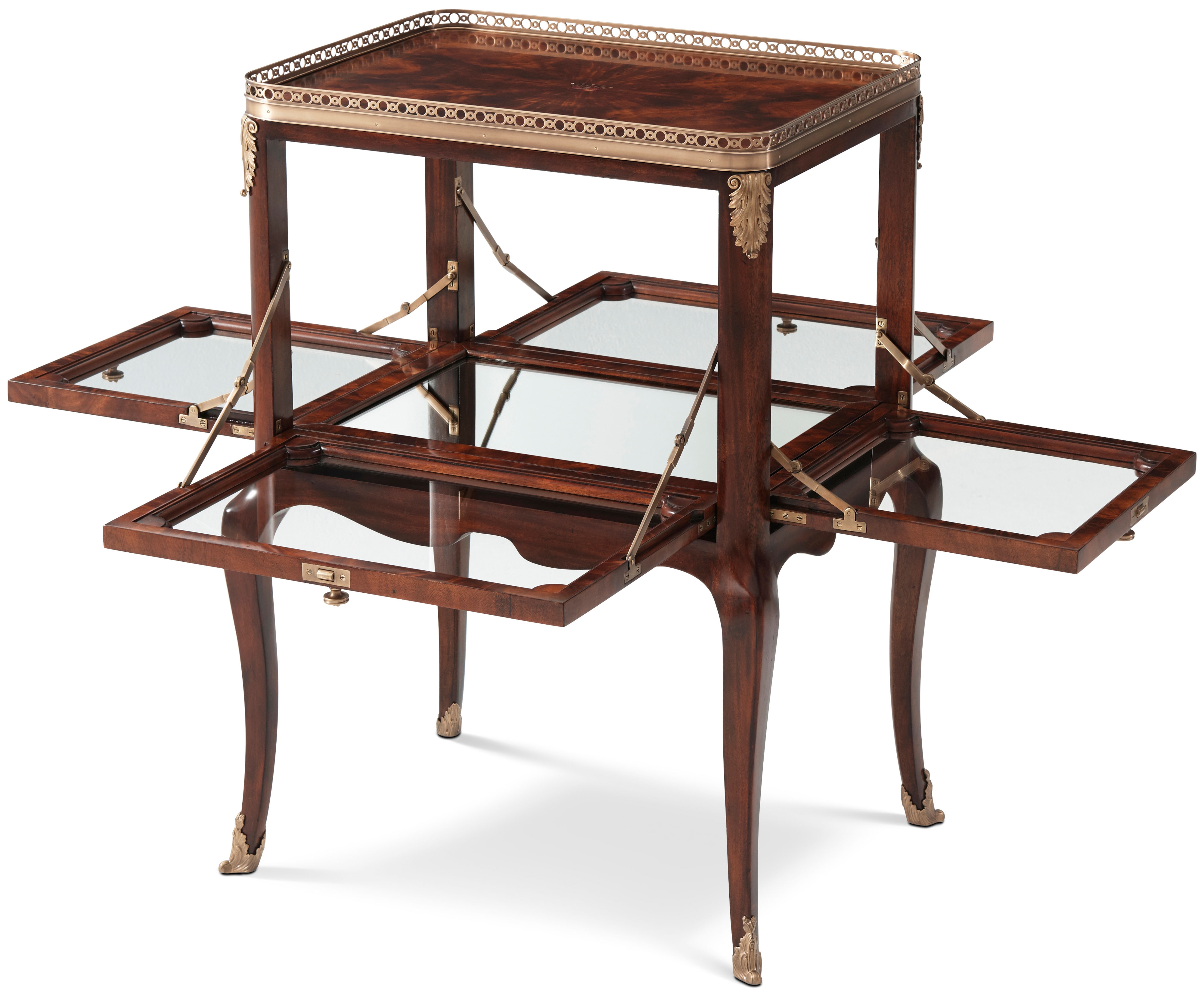 Theodore Alexander Althorp Living History Pierced Vitrine Side Table